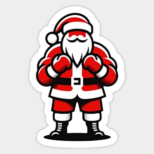 Santa's Festive Fight Night Sticker